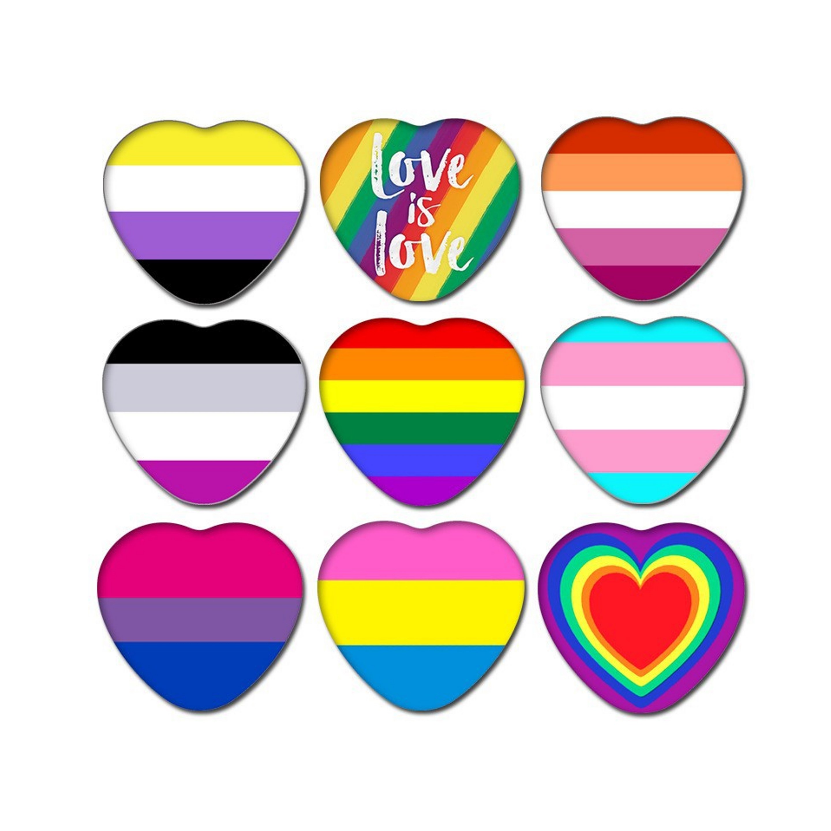 Heart Shape Button 5