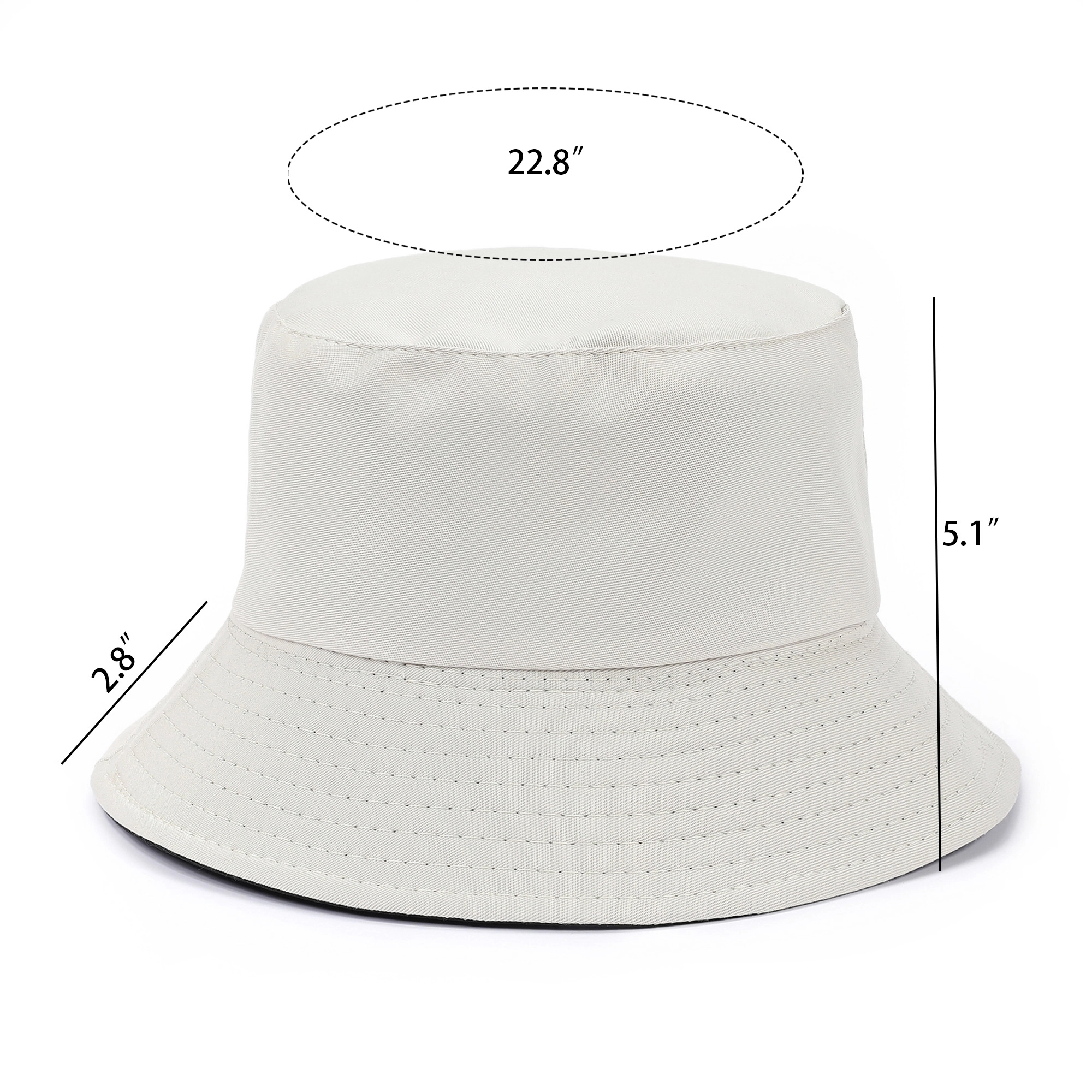 MOQ 20 Cotton Fisherman Bucket Sun Hat 10