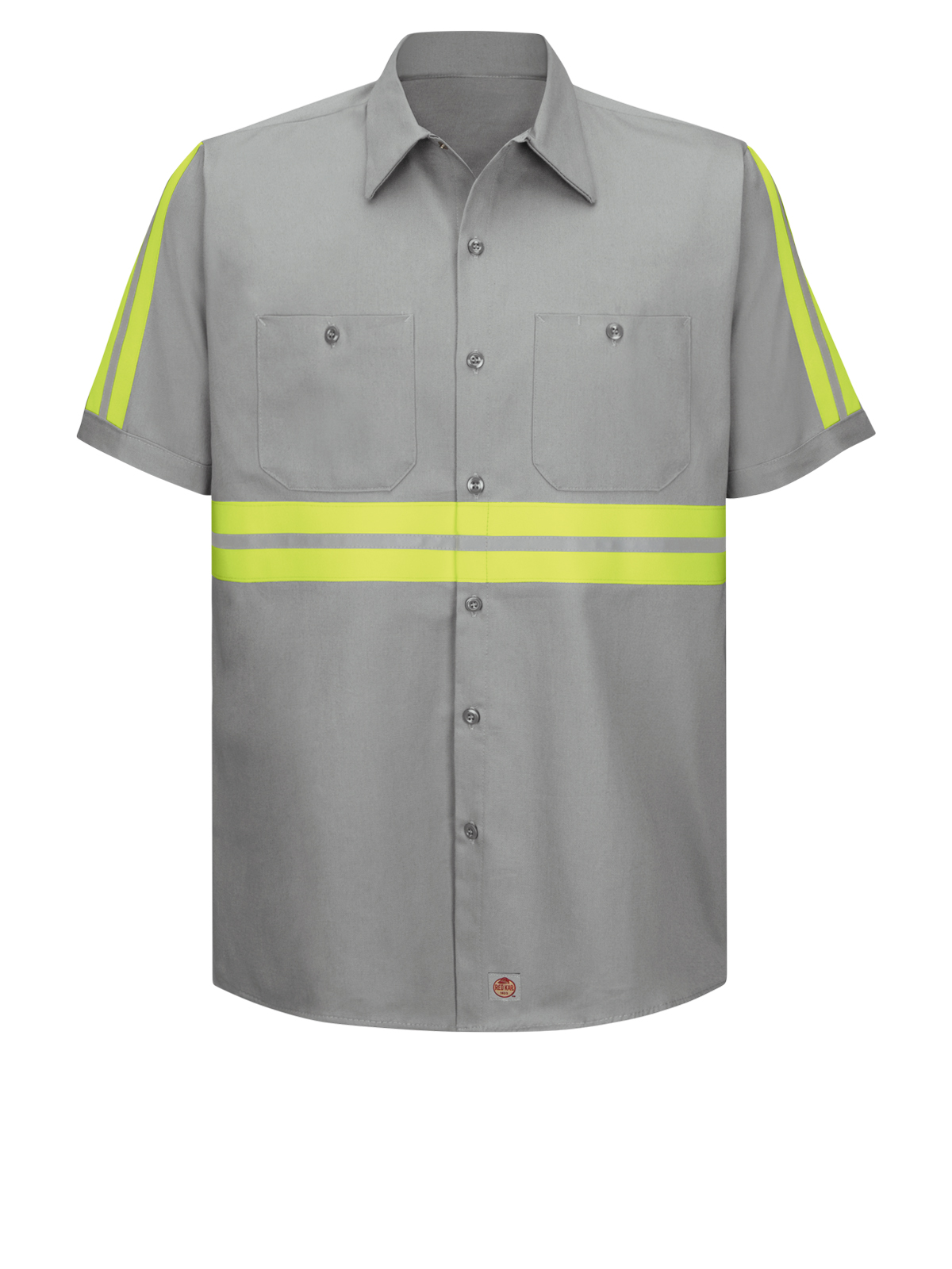 Red Kap Shirts -  Men's Short Sleeve Wrinkle-Resistant Cotton Work Shirt 1