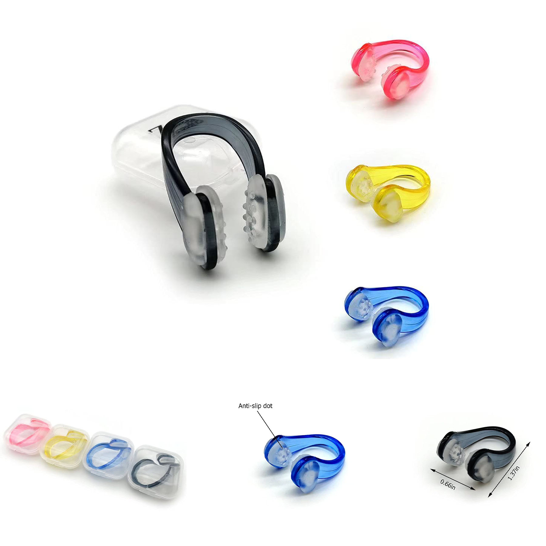 Waterproof Anti-Slip Swimming Nose Clips 2