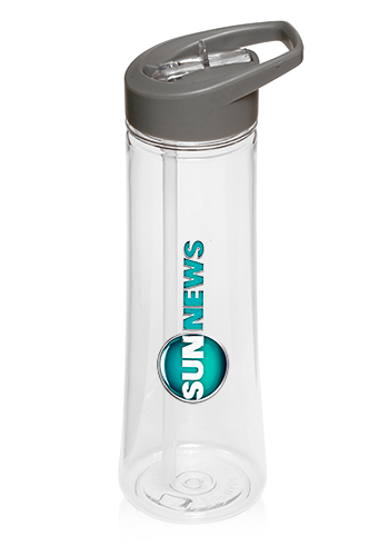 22 oz. Plastic Sports Water Bottles with Drink Spout 19