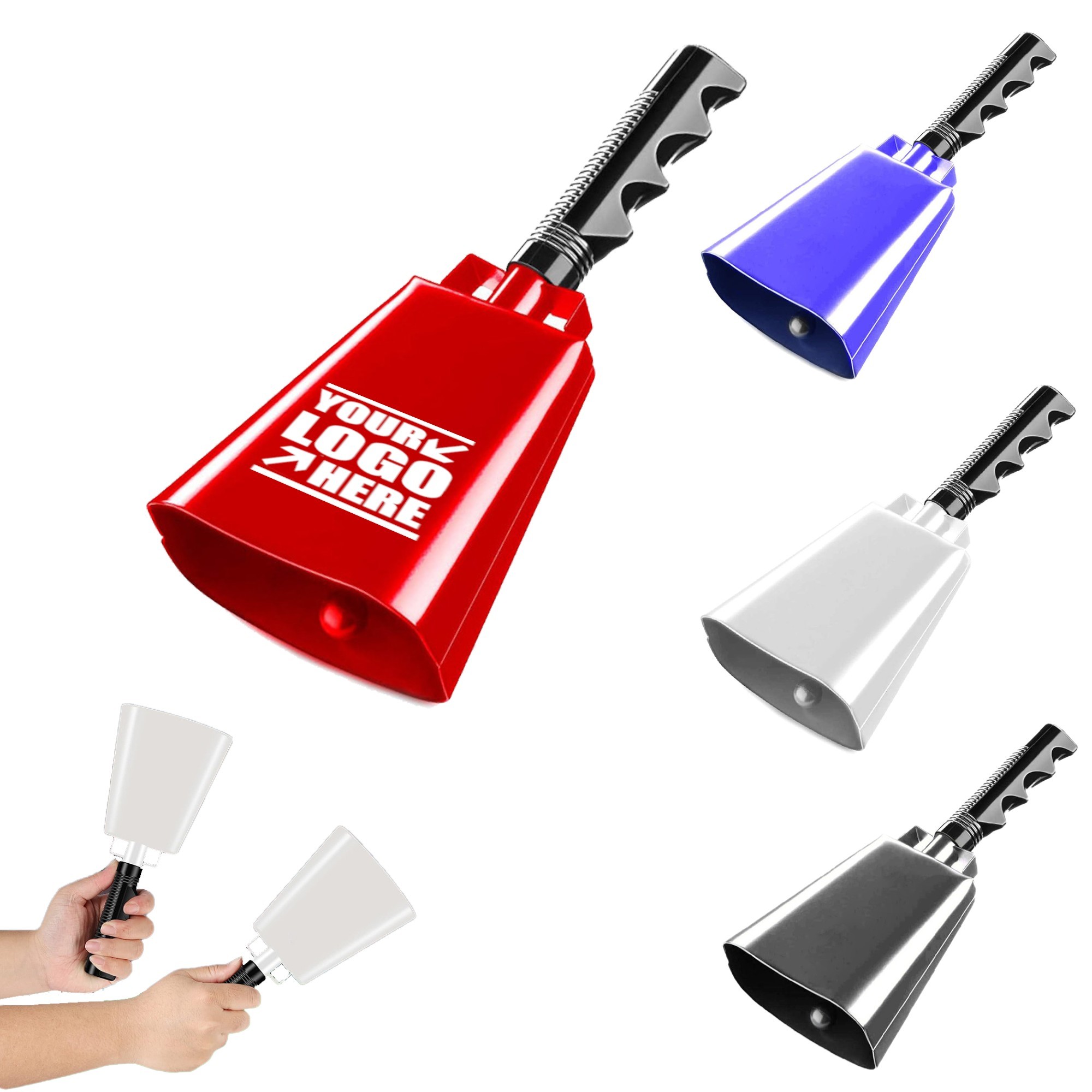 10" Cheering Iron Cowbell 2