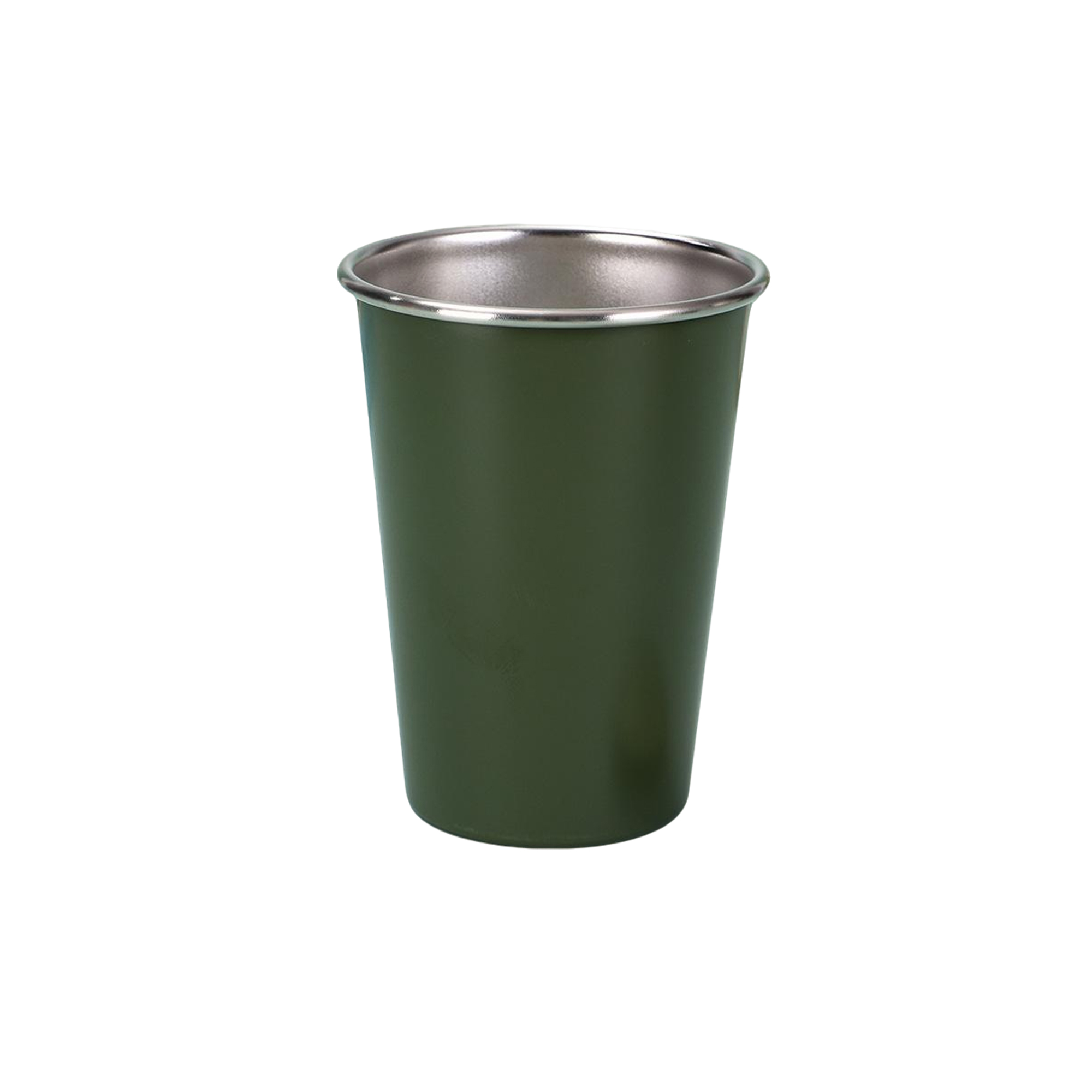 Black Stainless Steel Shatterproof Sixteen Ounce Pint Glass 7