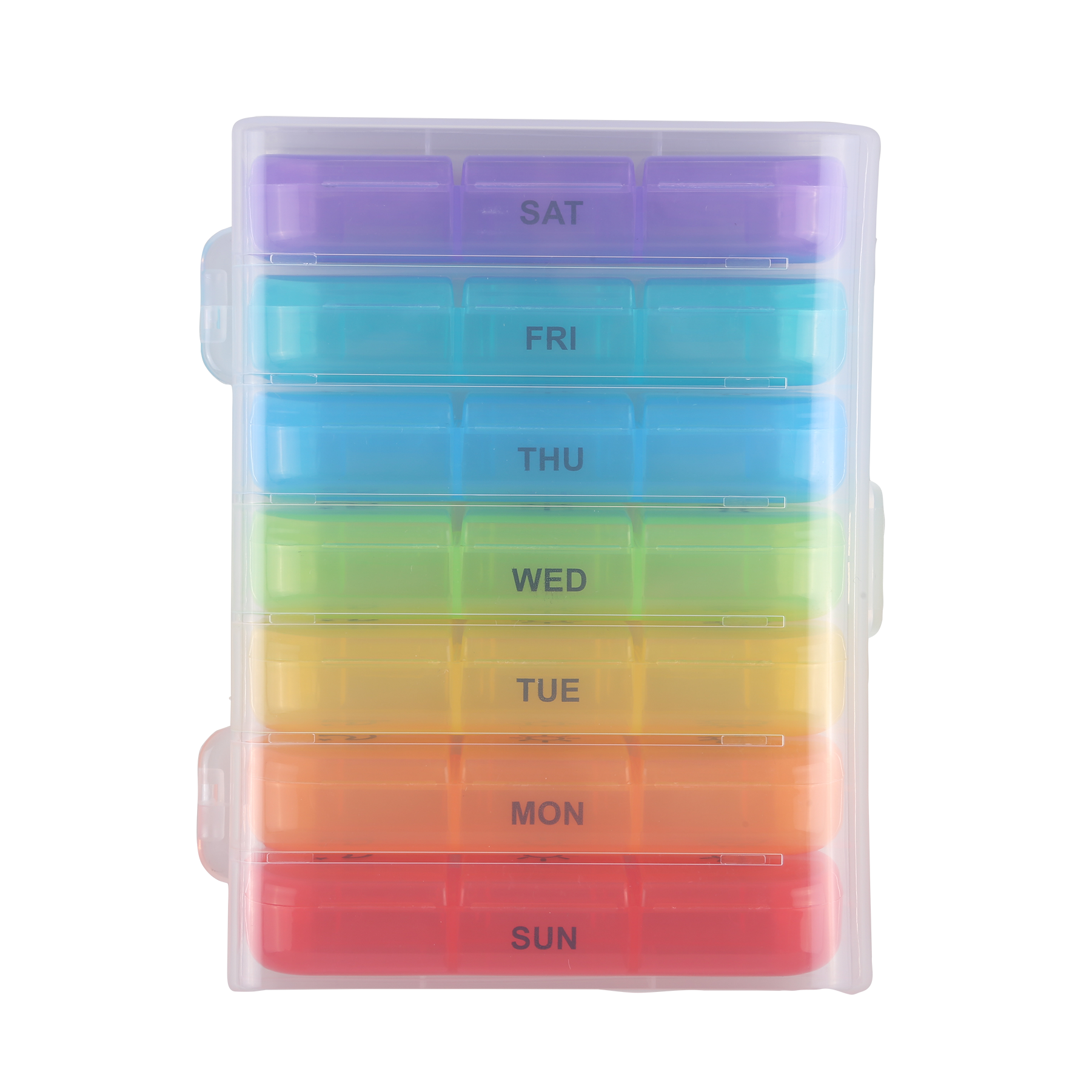 21 Compartment 7 Day Pill Box 7