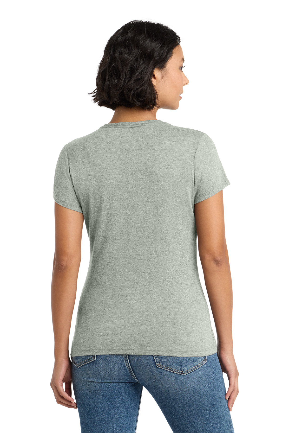 District Women's Perfect Tri Tee. DM130L 3