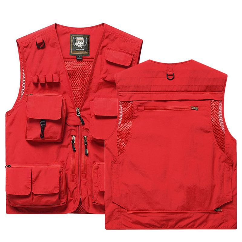 Casual Lightweight Outdoor Vest Jacket with Multi Pockets 7