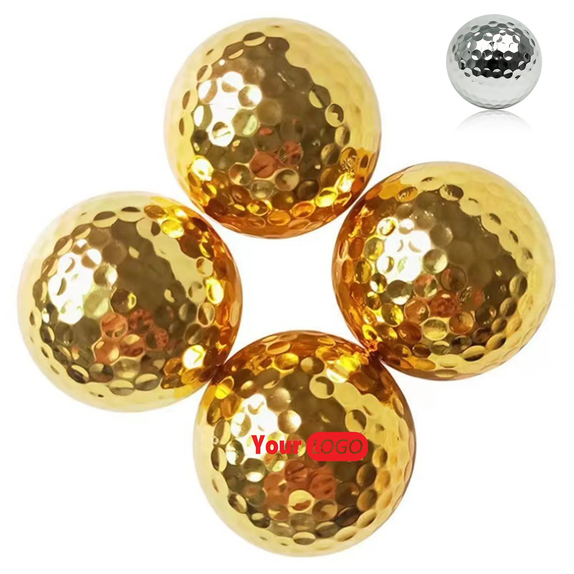 Electroplating Golf Ball MOQ 50