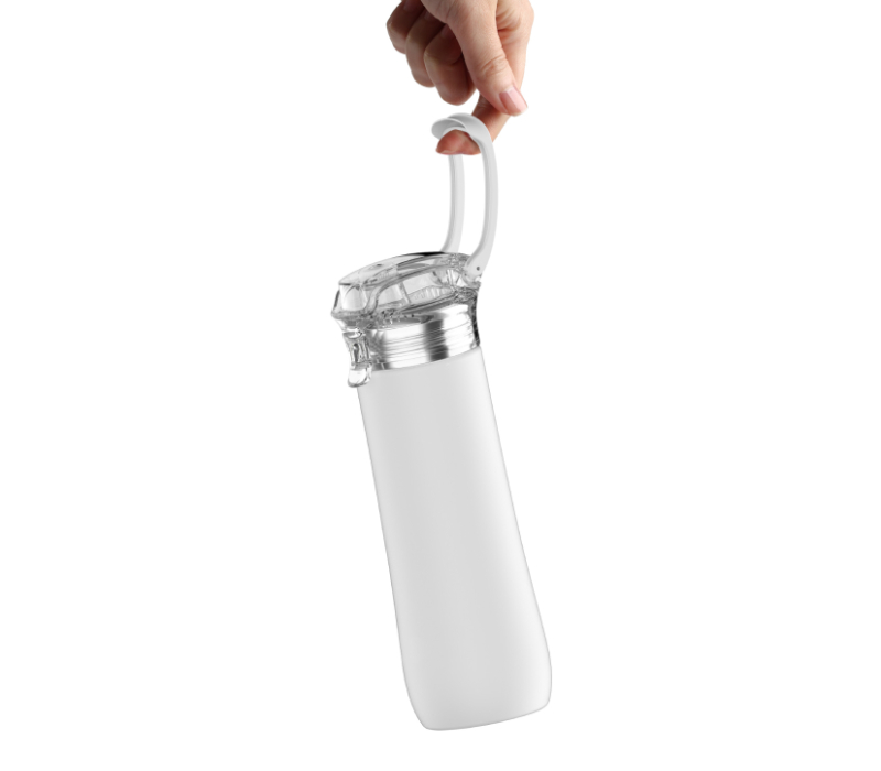 Double Wall Snap Lid Stainless Steel Water Bottle, 23 oz., custom water bottle with logo imprint 2