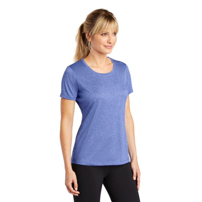 Sport-Tek Women's Heather Contender Scoop Neck Tee. 28