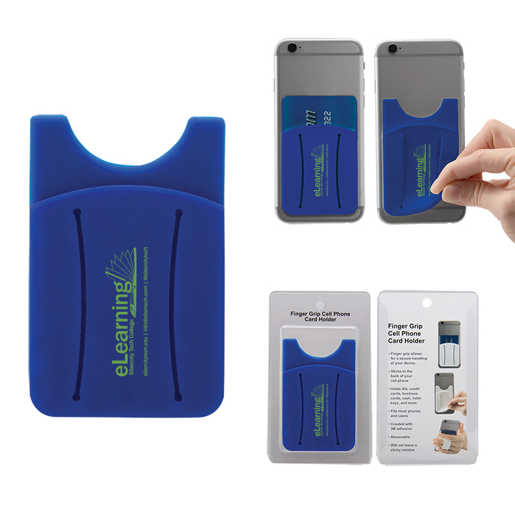 Finger Grip Cell Phone Card Holder w/Packaging 7