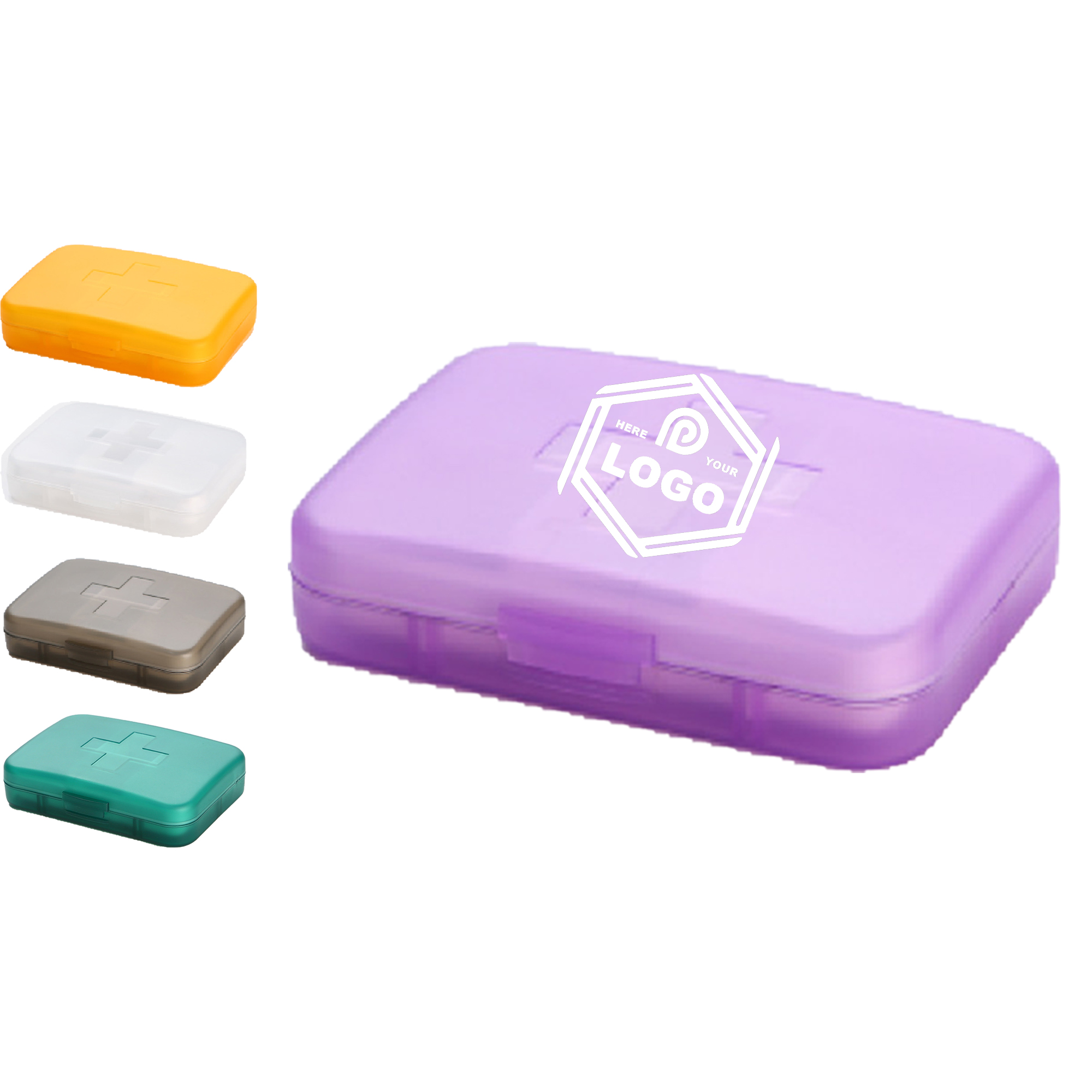 Cross-Six Partition Pill Organizer 2