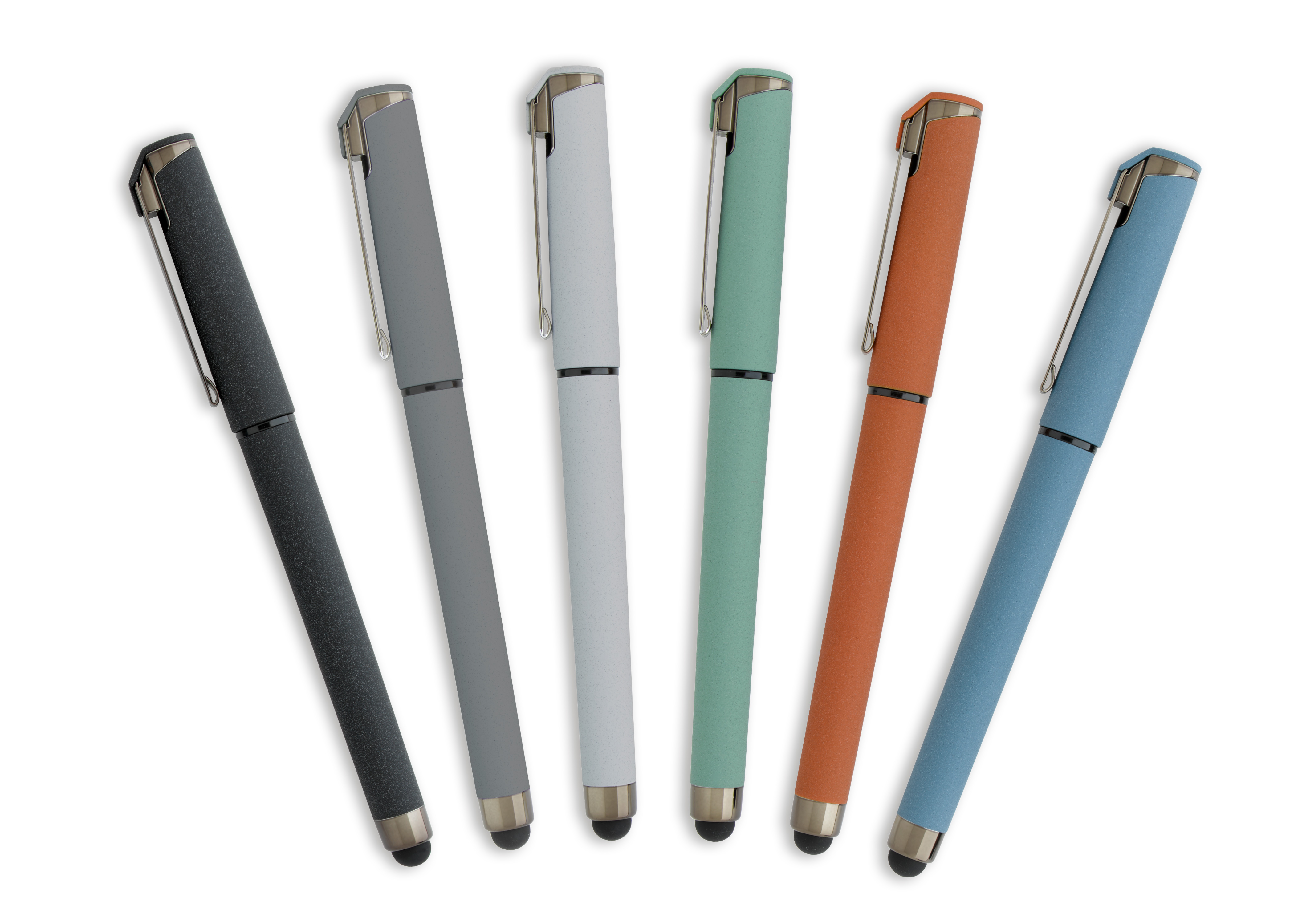Good Value™ Cali Stylus Gunmetal Suede RABS Pen 80