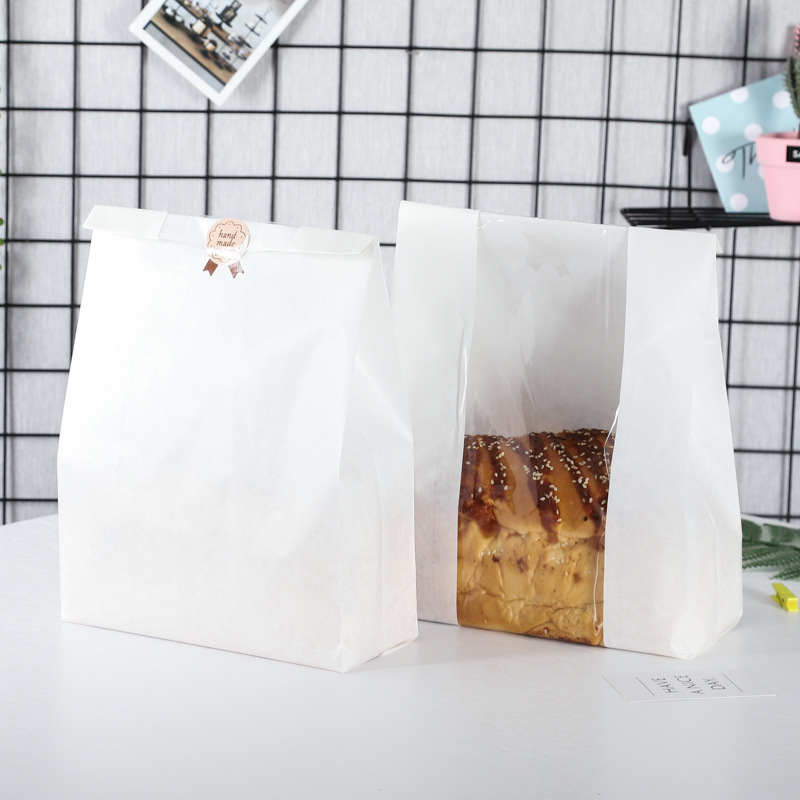 Greaseproof Food Packaging Storage with Front Window 3