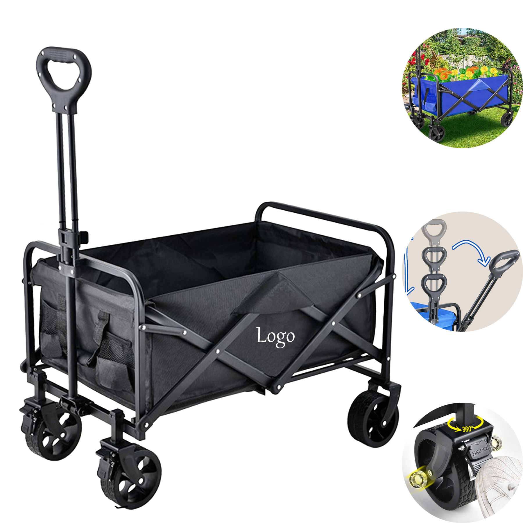 Outdoor Foldable Camping Cart 3