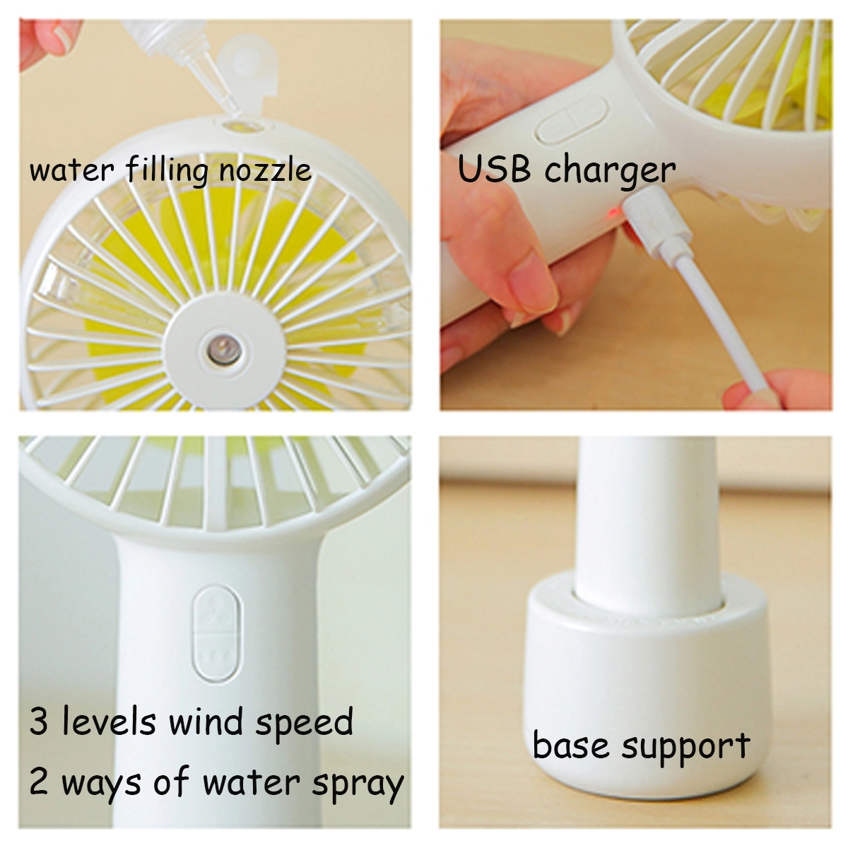 Portable Handheld Water Spray Fan 2