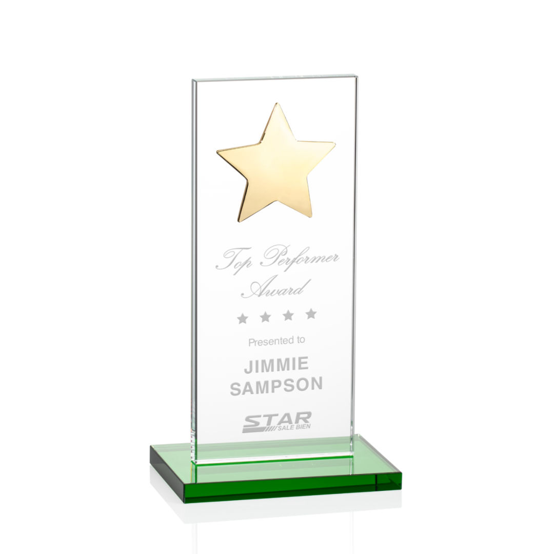 Dallas Star Award - Green/Gold 4