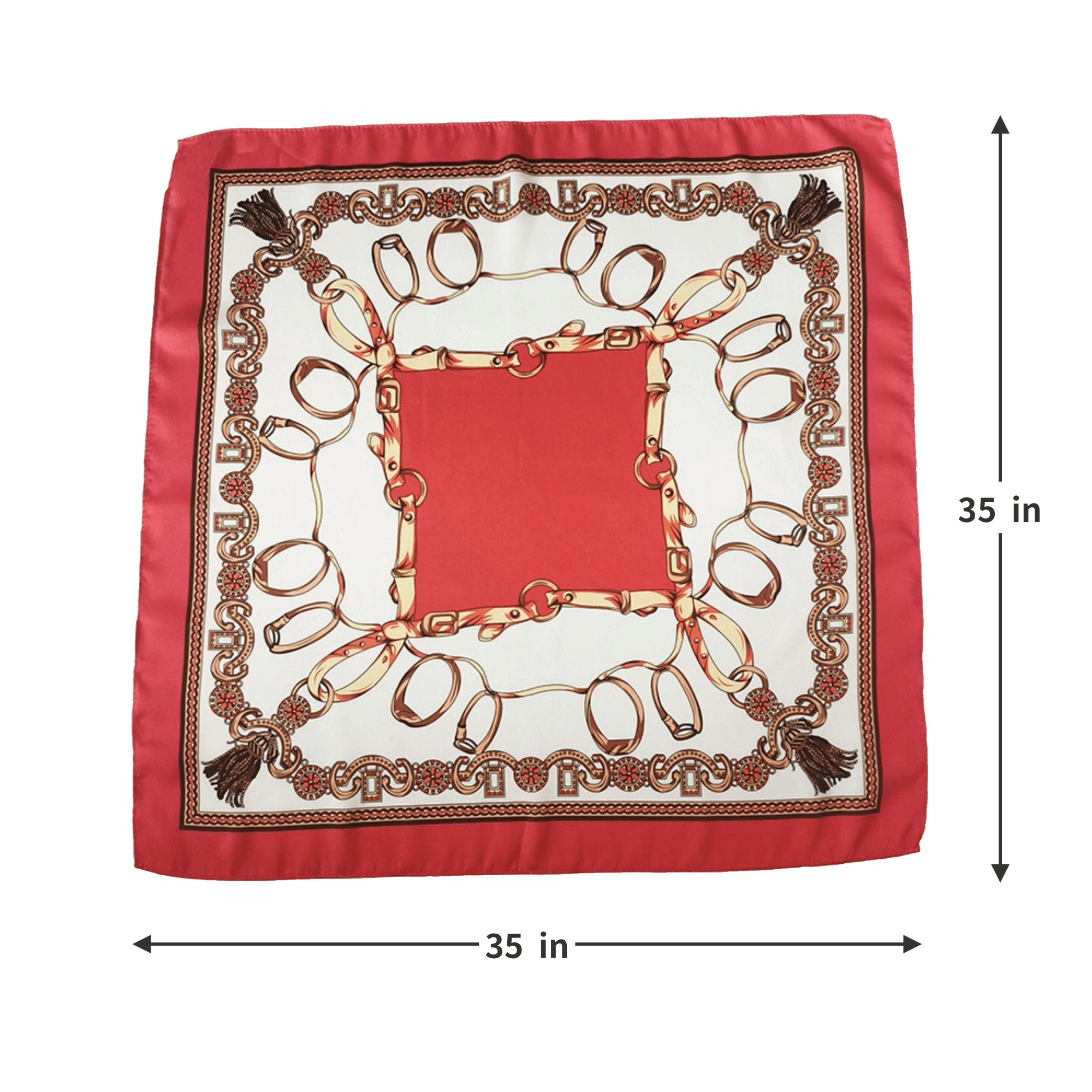 Small Batch Custom Logo Imitation Silk Bandana 3