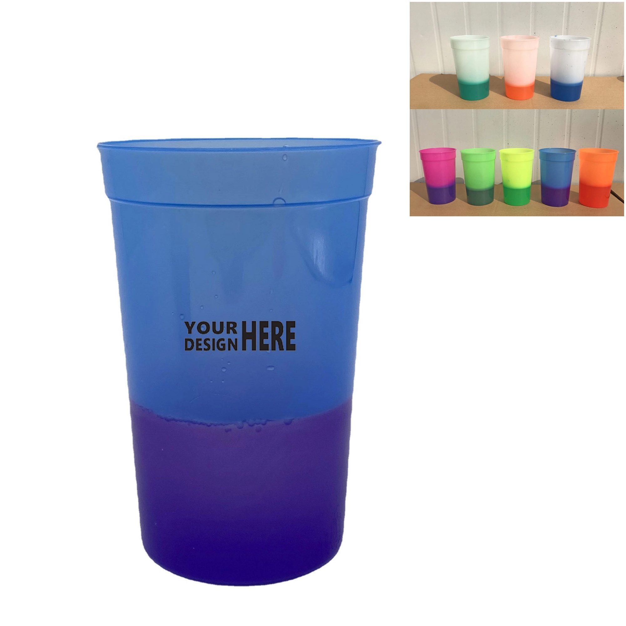 12oz Color Changing Stadium Cups 2