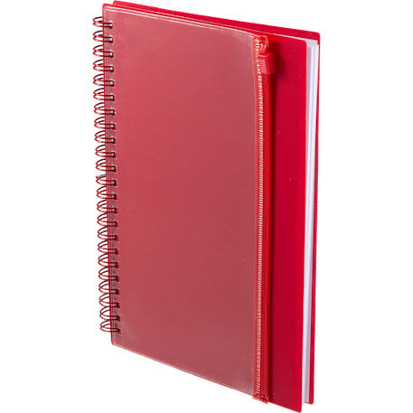 5.5" x 8.5" Spiral Notebook with Clear Pocket 204