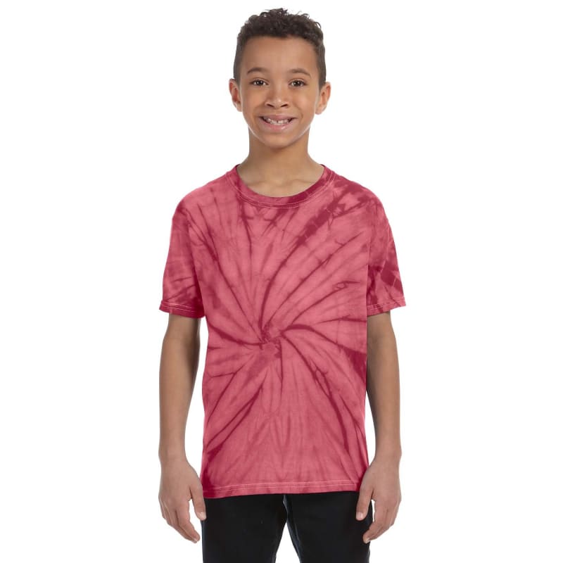 Tie-Dye Youth 5.4 Oz. 100% Cotton Spider T-Shirt 10