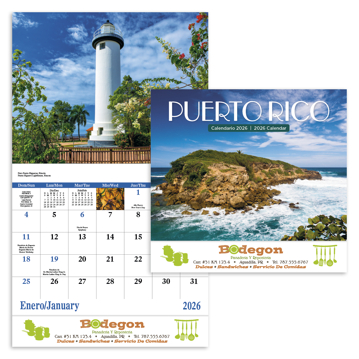 Good Value™ Puerto Rico - Stapled Calendar 28