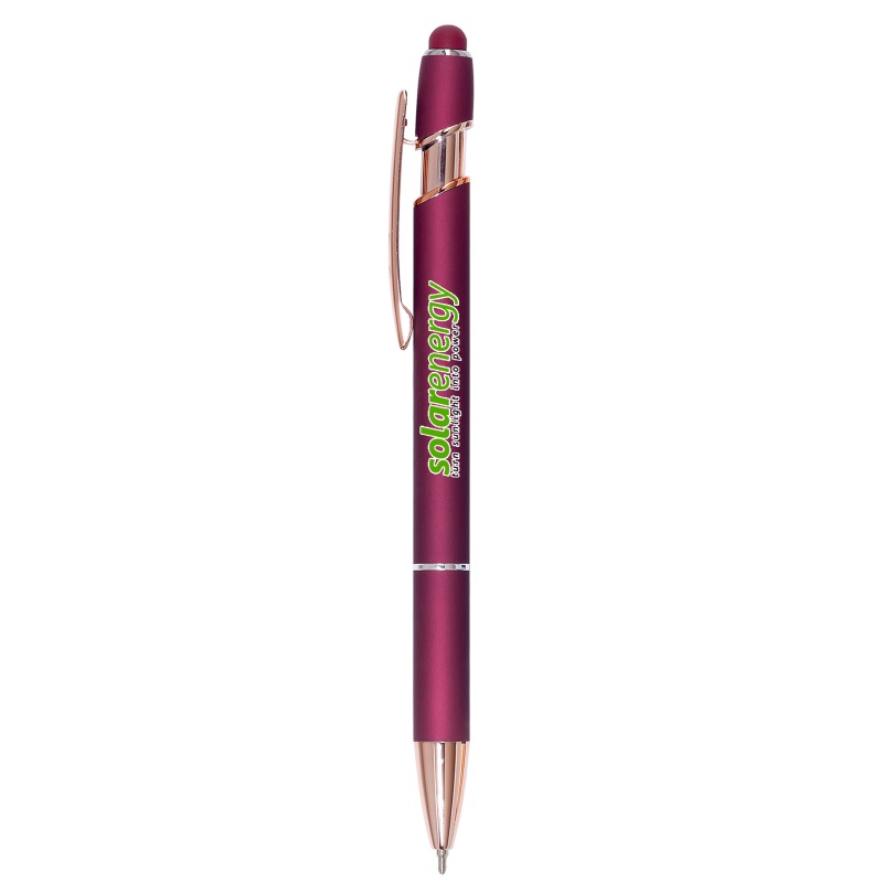 Full Color Ultima Rose Gold Accent Stylus Pen 6