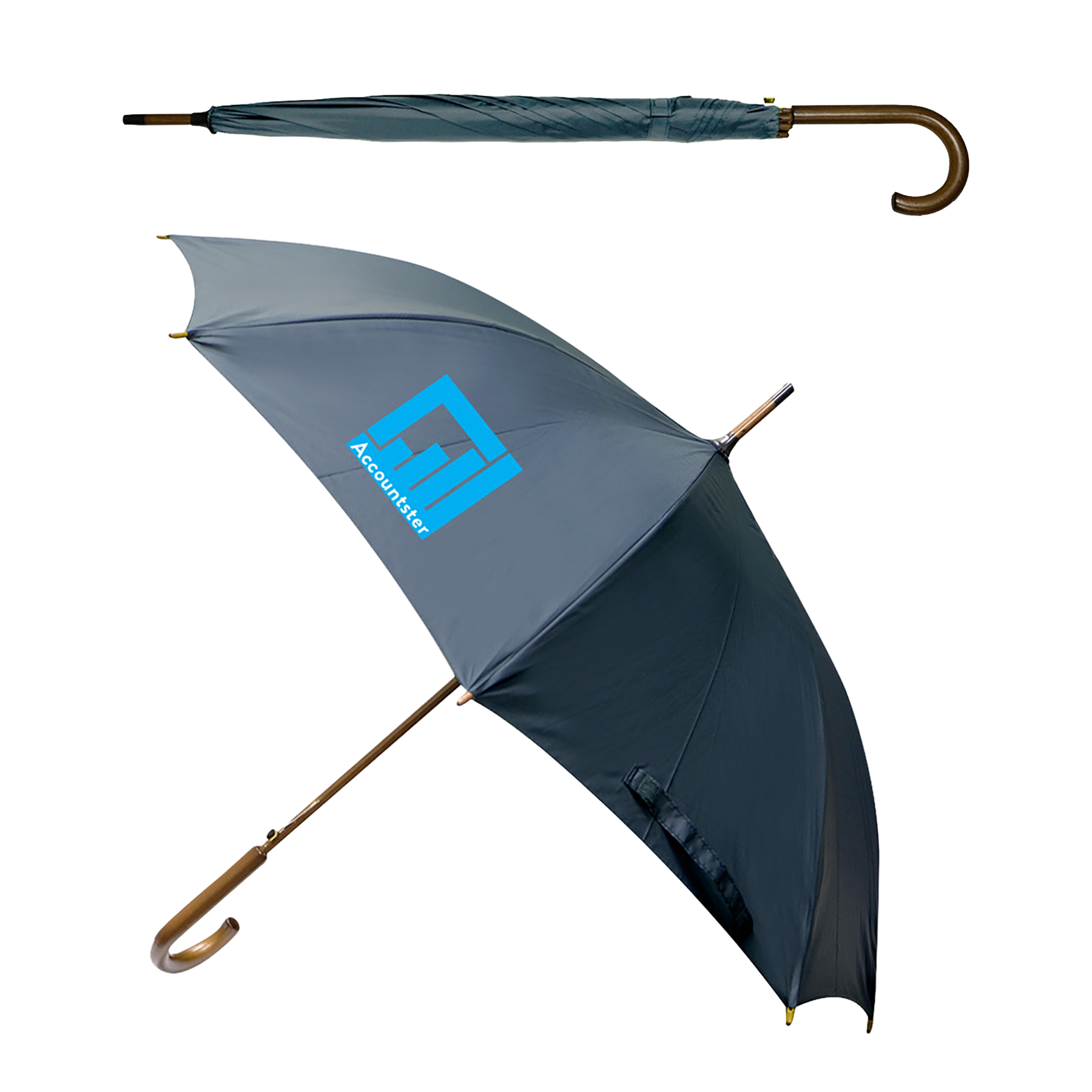 EXECUTIVE UMBRELLA: 48" Arc with Hook Handle 30