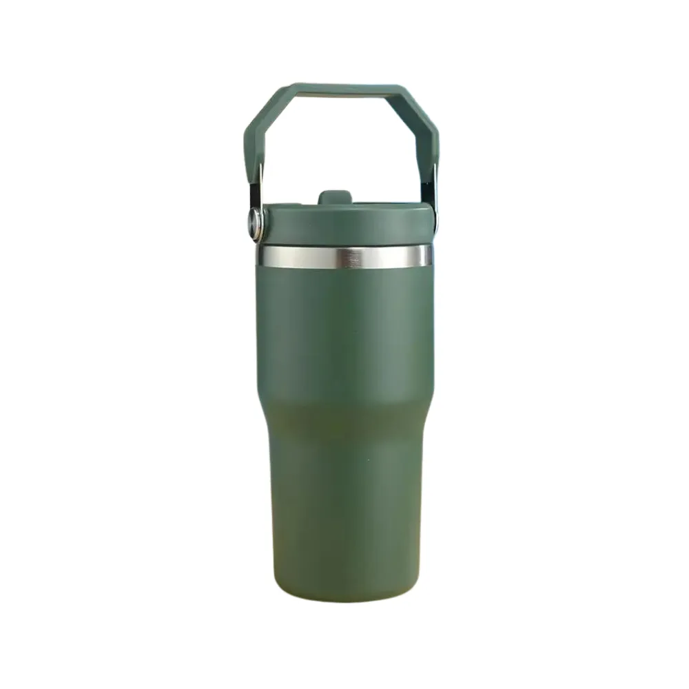 20oz. Insulated Tumber with Handle and Flip Straw 11