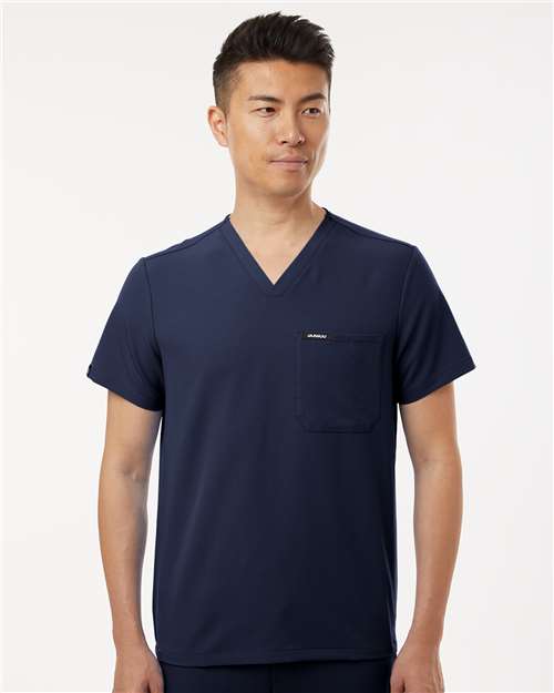 Men's Holmes Everyday 1-Pocket Scrub V-Neck Top - M10001 14
