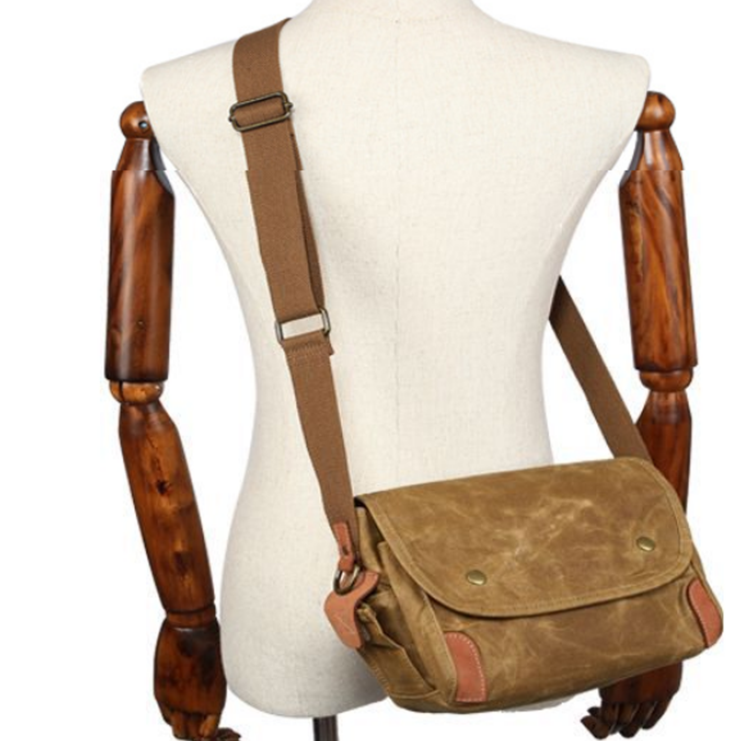 Vintage Canvas Crossbody Shoulder Bag 4