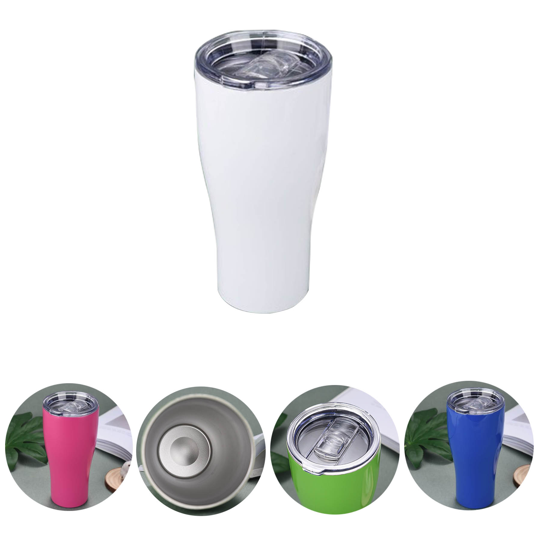 20 oz Stainless Steel Tumbler with Lid 1