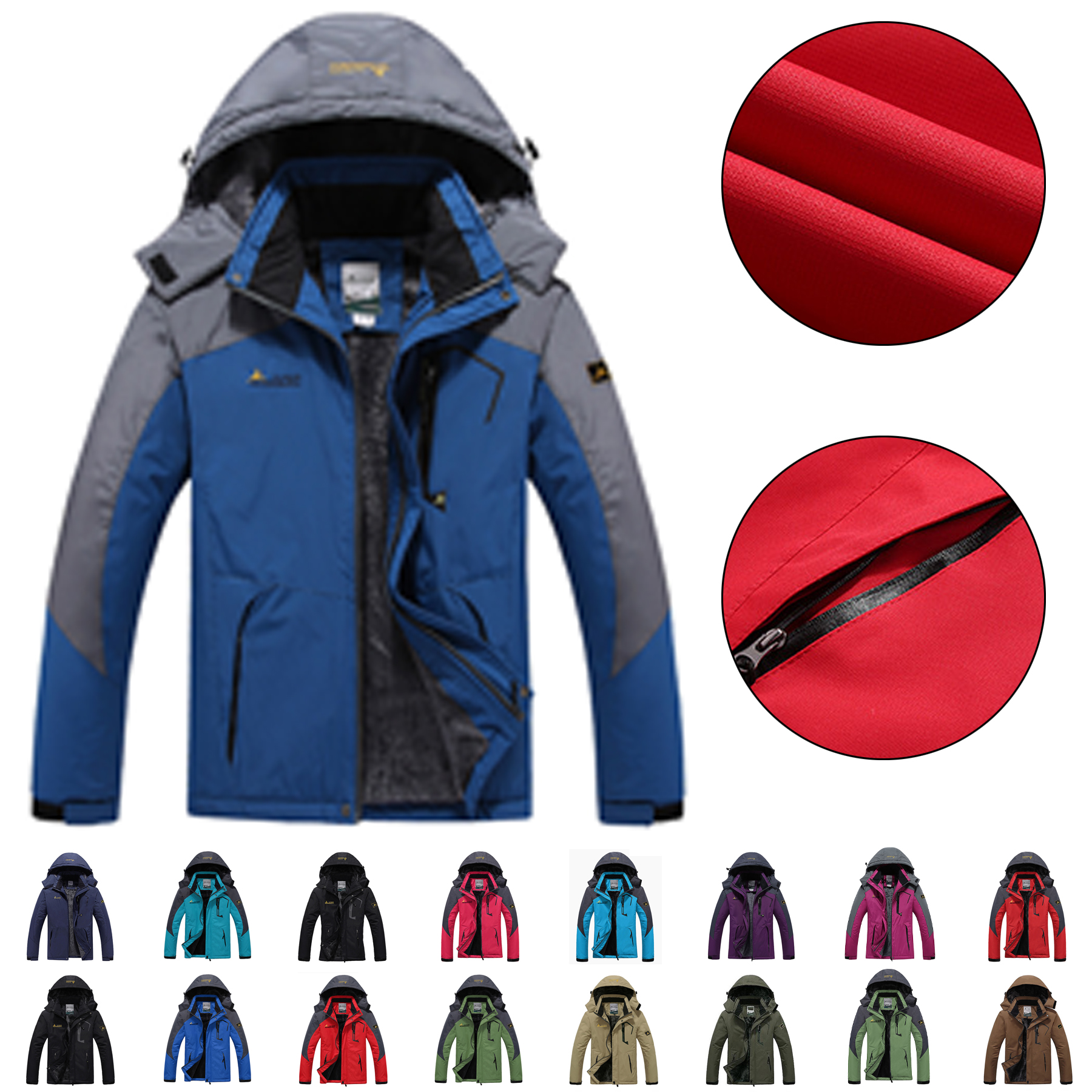 Men's Waterproof Ski Jacket 2