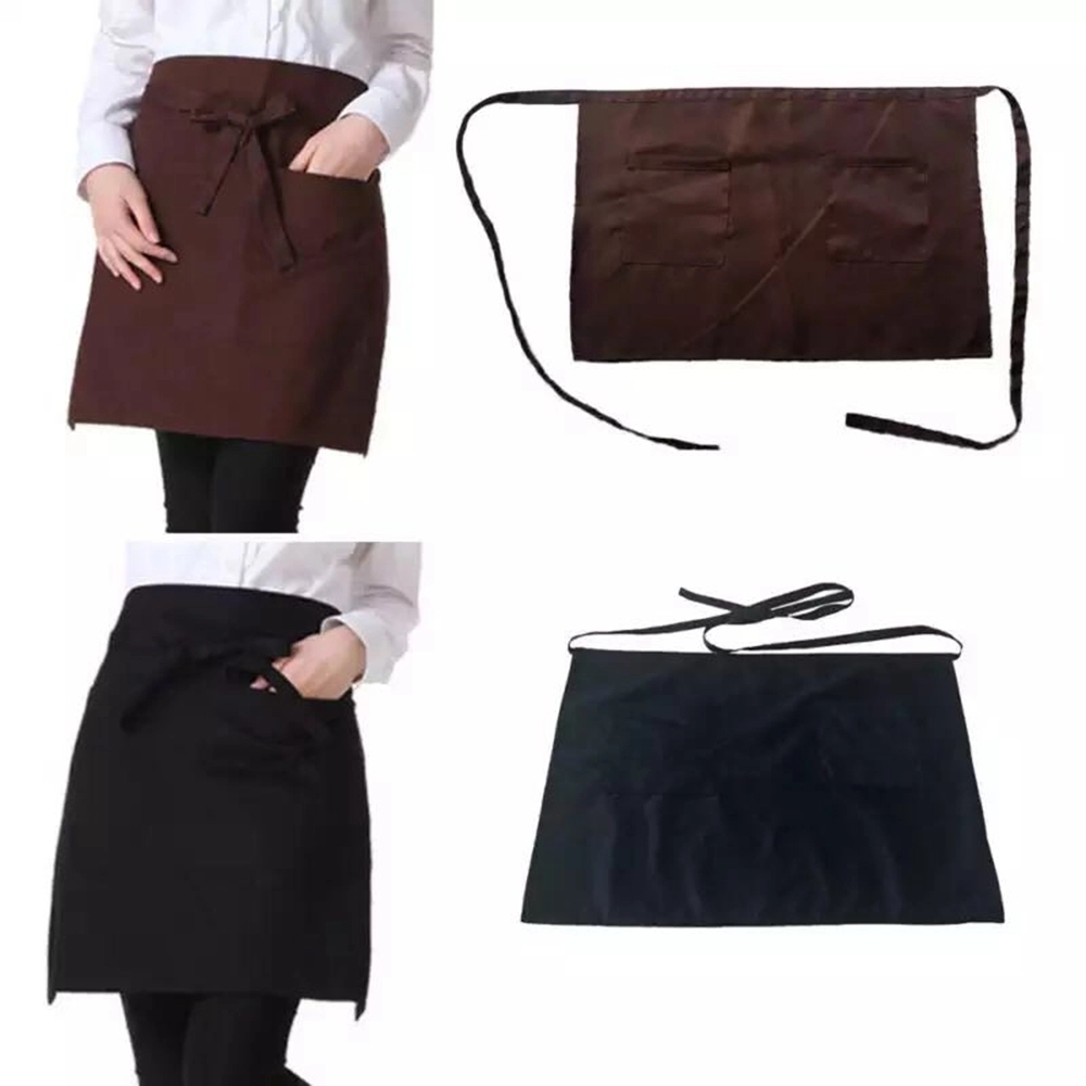 Kitchen Waist Apron With Pocket 4