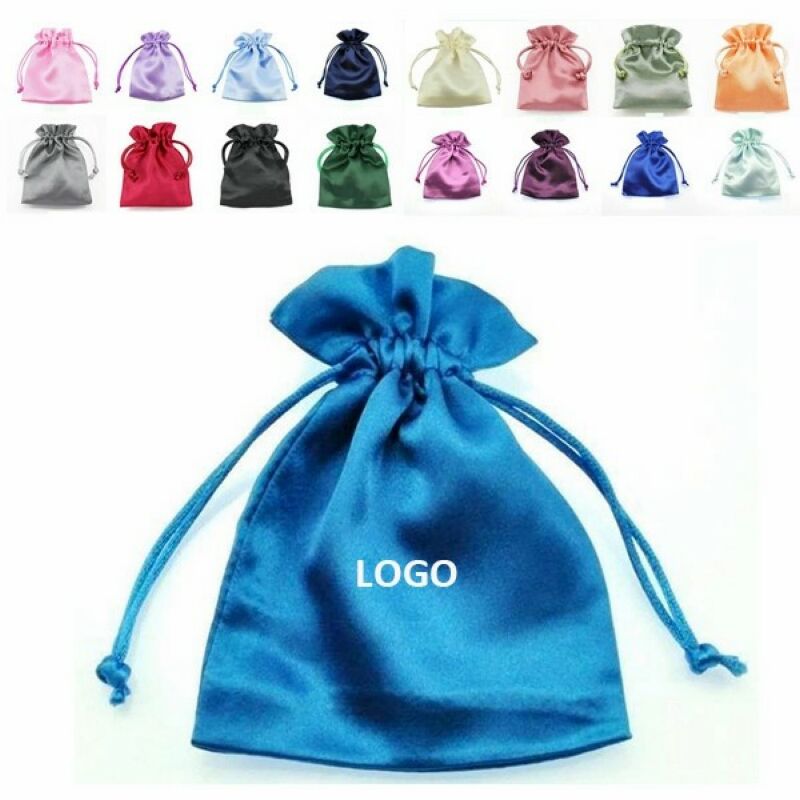 5" x 7" Drawstring Satin Gift Jewelry Bags
