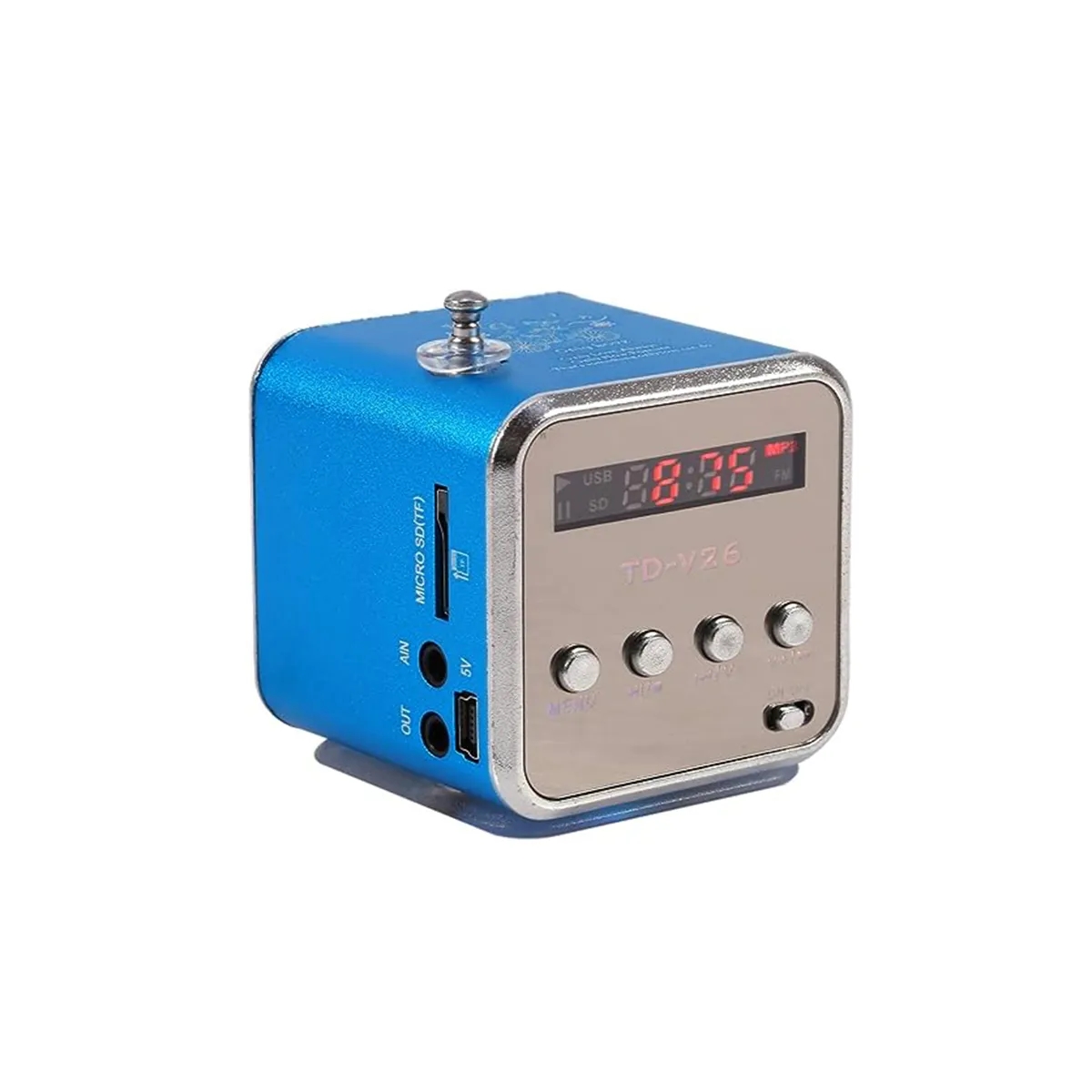 Mini Digital Music Radio Audio Stereo Player Speaker 7