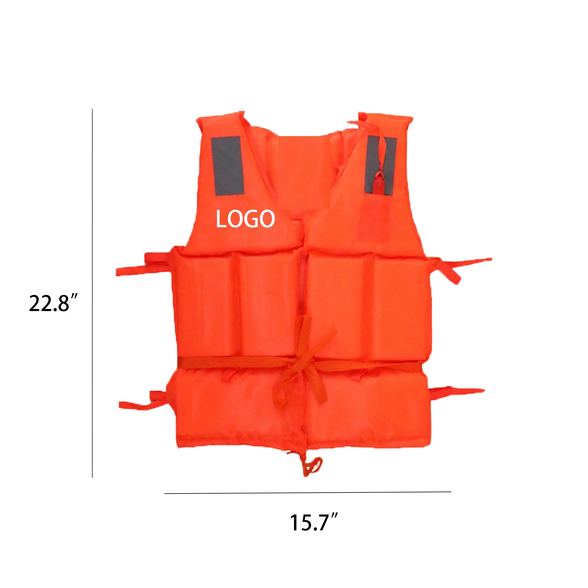 Water Reflective Life Jacket With Whistle 1