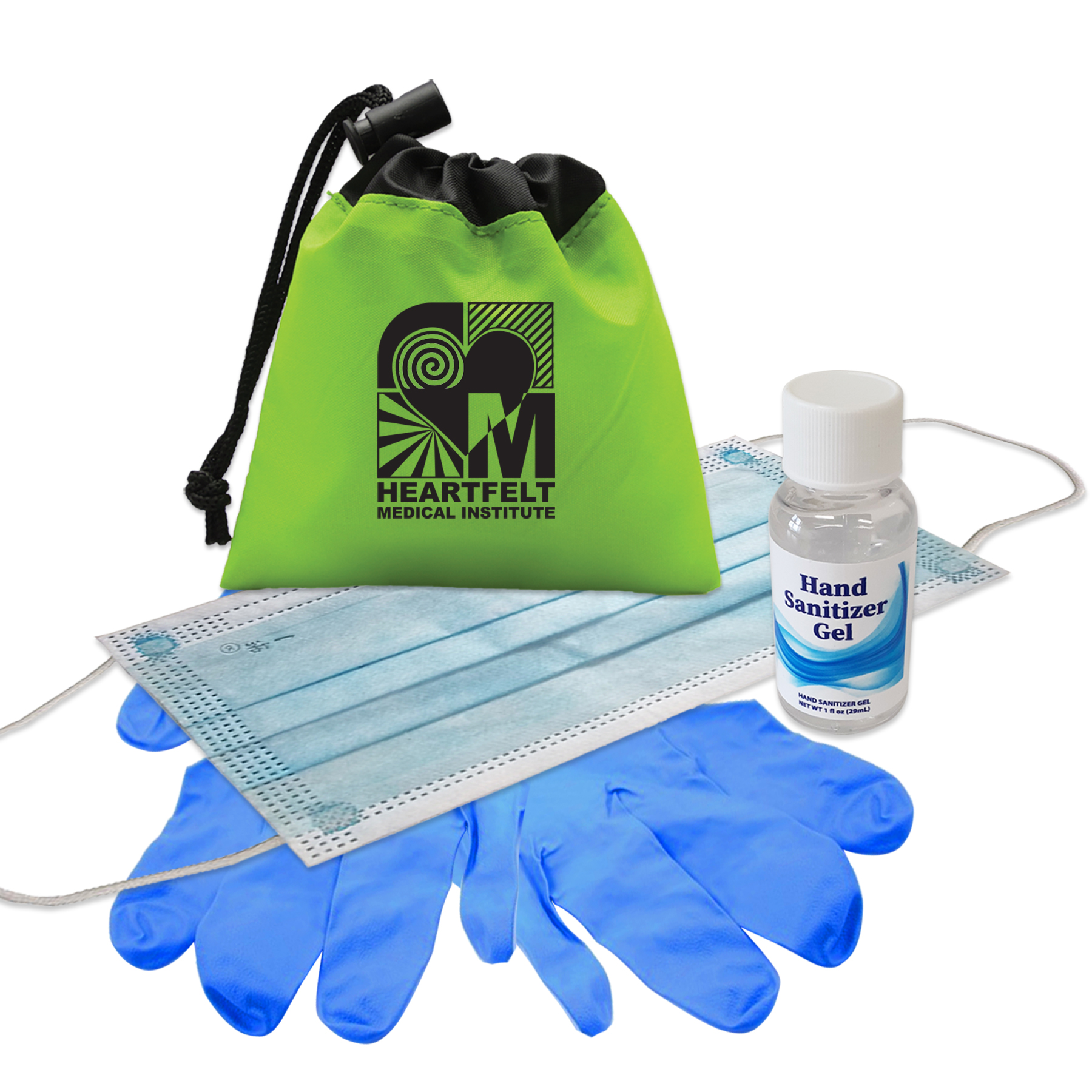 Drawstring Hand Sanitizer Pouch