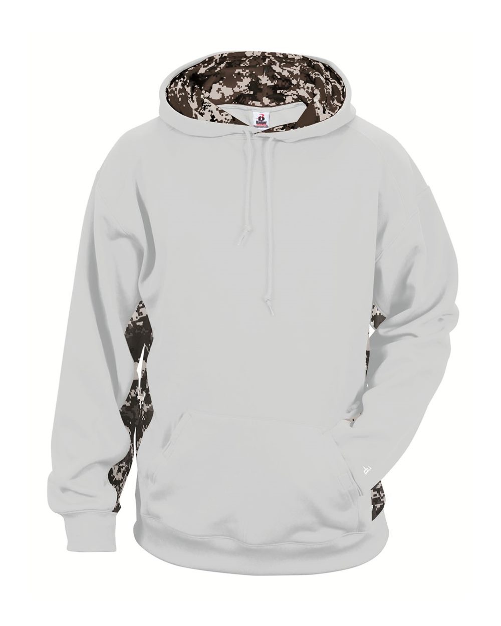 Youth Digital Camo Colorblock Performance Fleece Hooded Sweatshirt - 2464 21