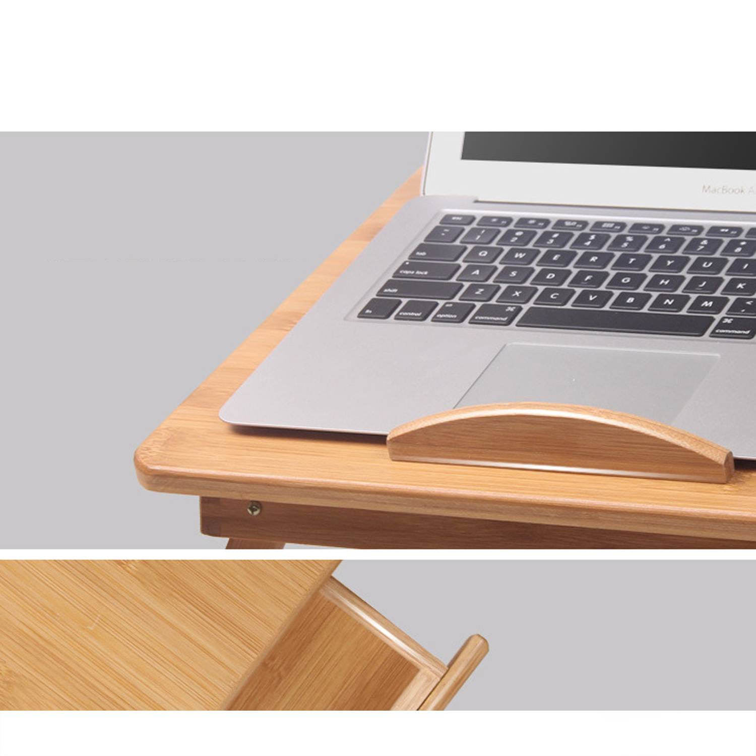 Foldable Bamboo Laptop Bed Desk 4