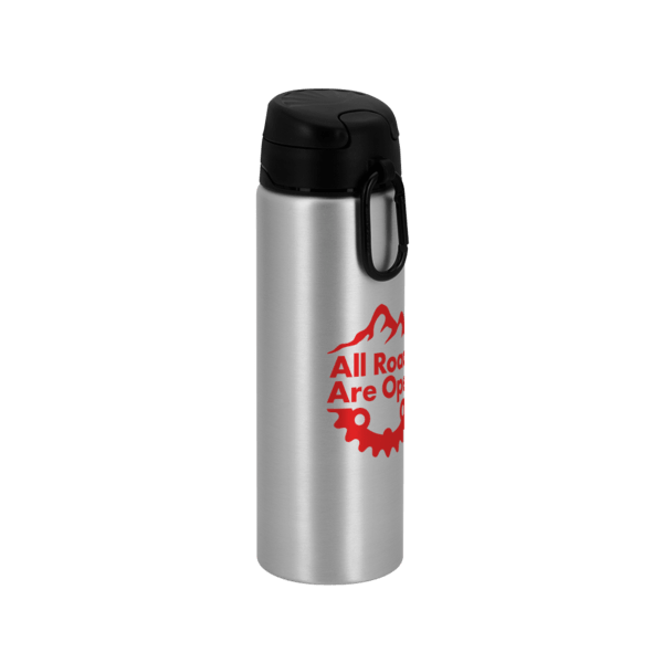 FastFlow Recycled Aluminum Bottle with Flip Lid, custom water bottle with logo imprint 107