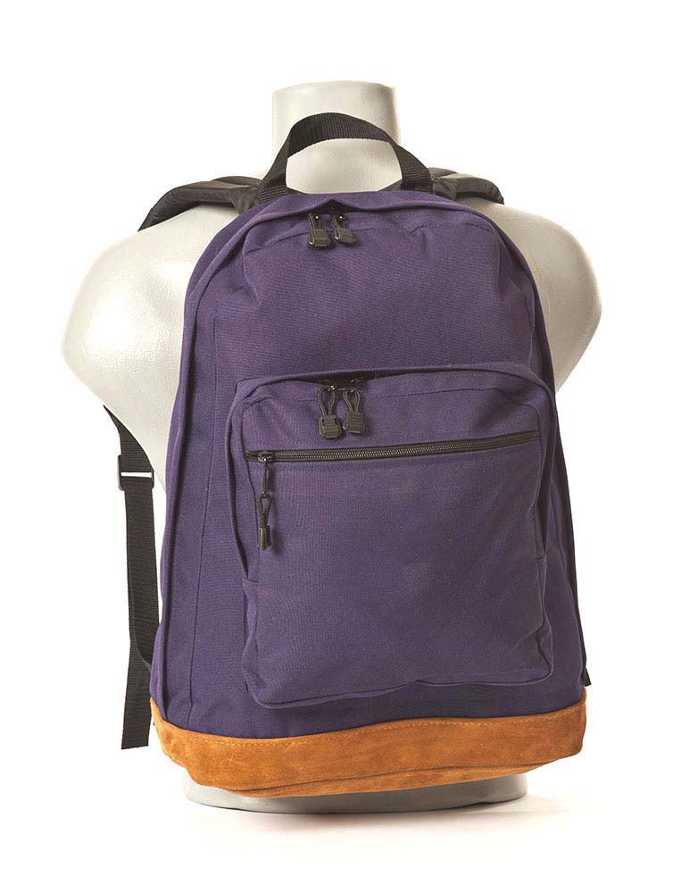 "Bomber" Suede Bottom Backpack 2