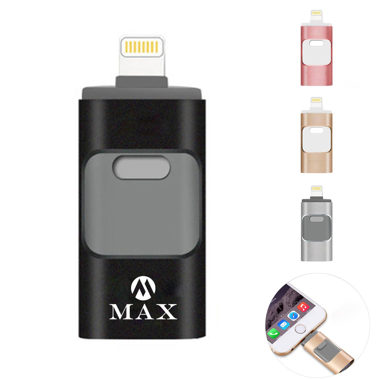 USB 3-in-1 64G Flash Drive 2