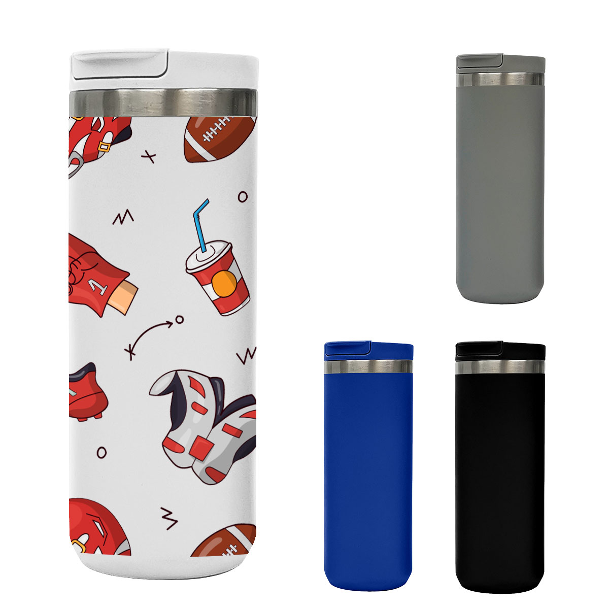 18 Oz. Full Color Sienna Stainless Steel Bottle 7