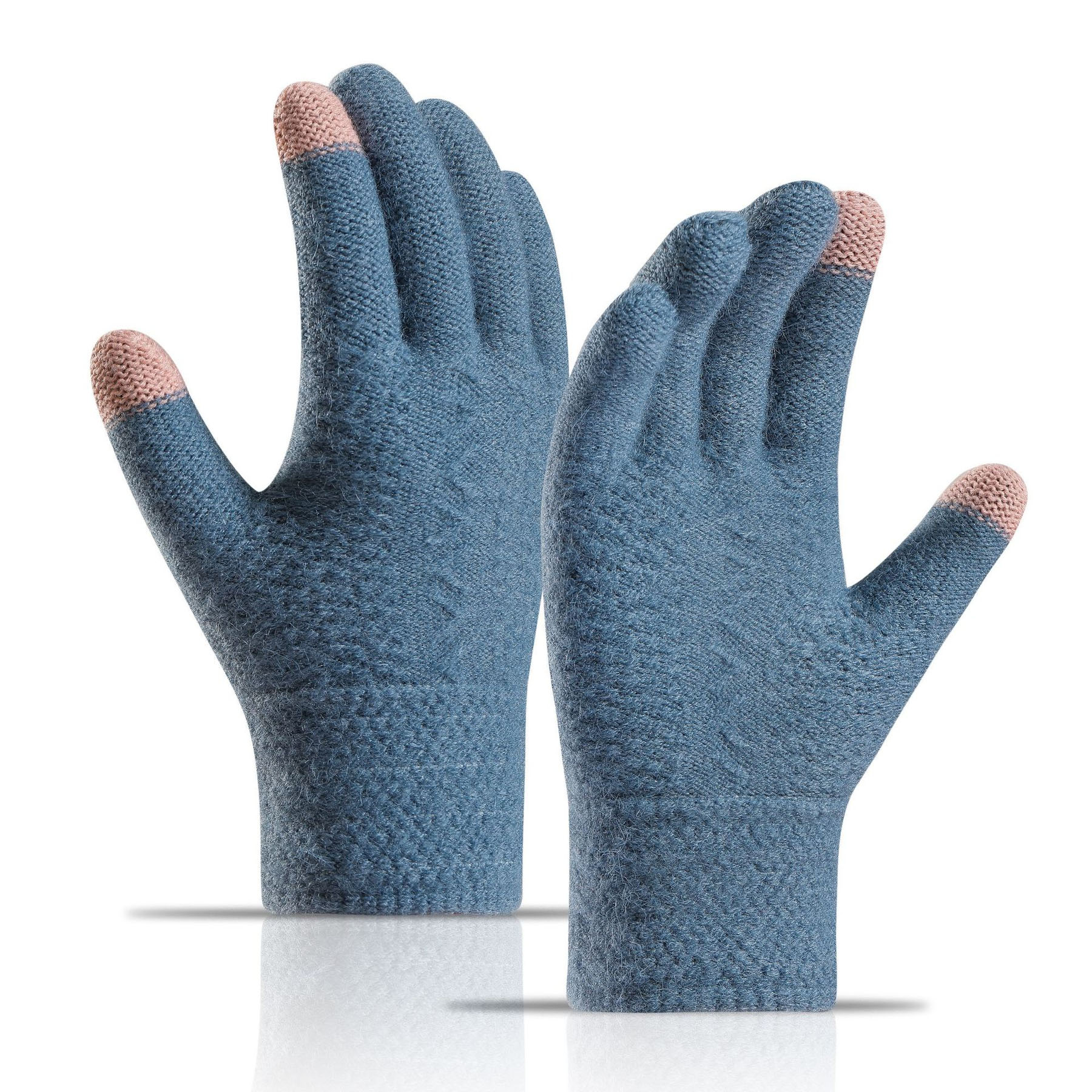 Women's Double-Layer Touch Screen Warm Gloves 2