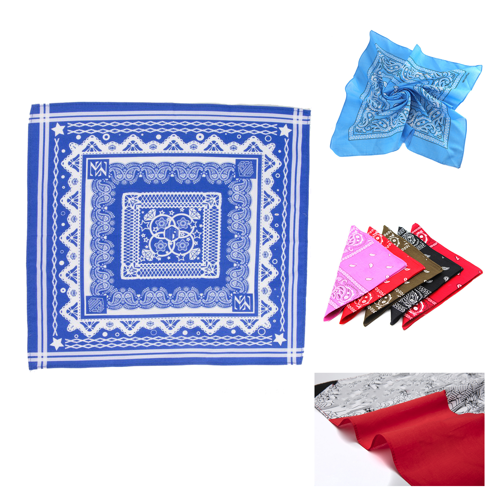 Decorative Polyester Square Scarf 2