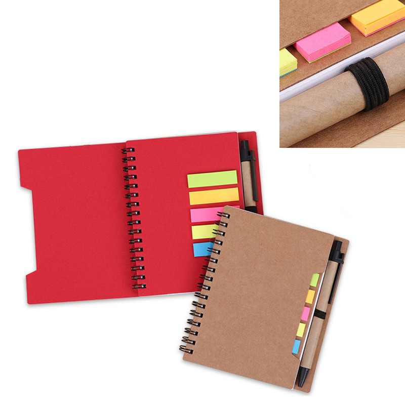 Eco-Recycled Journal W/ Sticky Notes & Flags 2