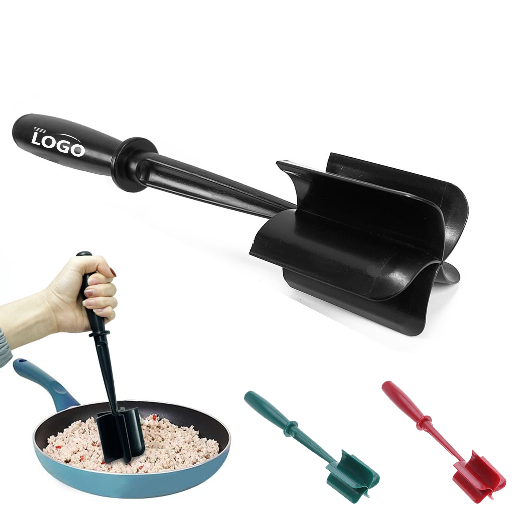 Handheld Meat Masher Tool for Easy Cooking 2