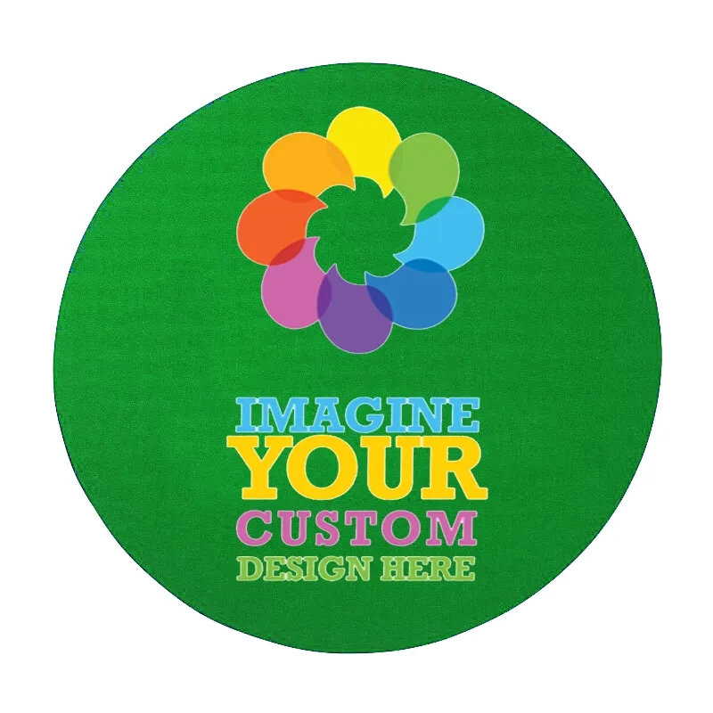 Round Soft Mouse Pad - 1/8" 8