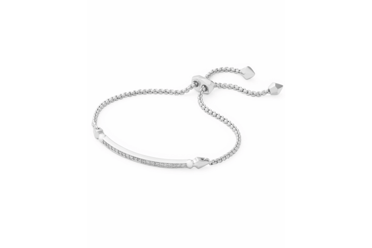 Kendra Scott Ott Adjustable Chain Bracelet in Silver 2