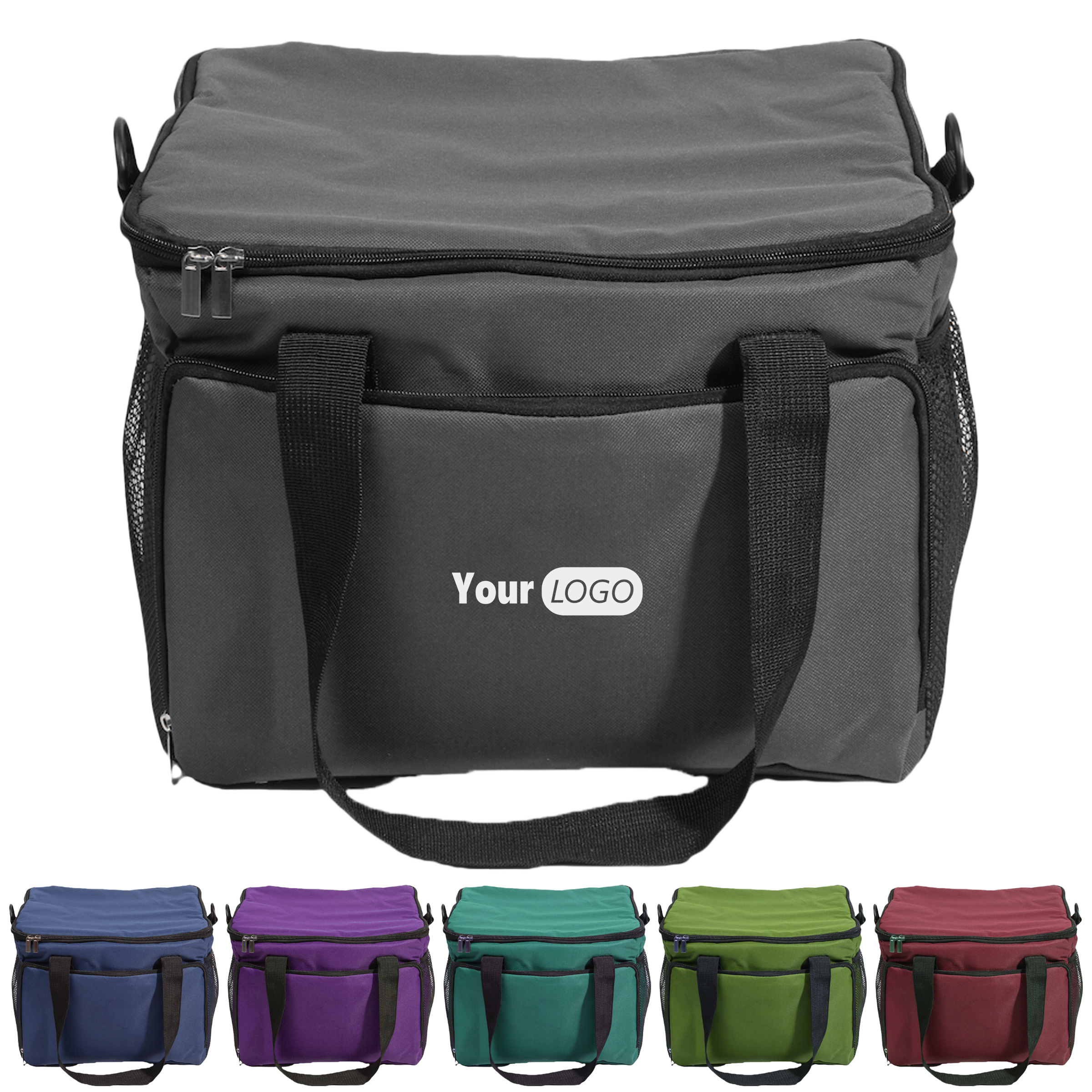 Nylon Reliable Navy Blue Cooler Bag 2